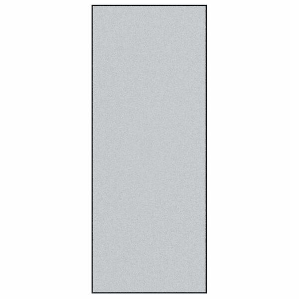 vidaXL D&oslash;rmatte Annet Gr&aring; og svart 120 x 300 cm Polypropylen og vinyl