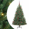 vidaXL Kunstig sammensatt juletre Gr&oslash;nn 150 cm PVC og metall