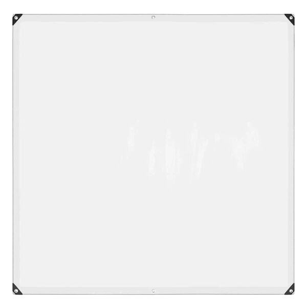 vidaXL Klar presenning med maljer 2x2 m polyetylen