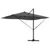 vidaXL Kipp Roma Parasol Anthracite og svart 352 x 251 x 265 cm