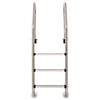 vidaXL Bassengstige 3 trinn rustfritt st&aring;l 340 120 cm