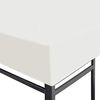 vidaXL Toppduk til paviljong 310 g/m² 3x3 m kremhvit