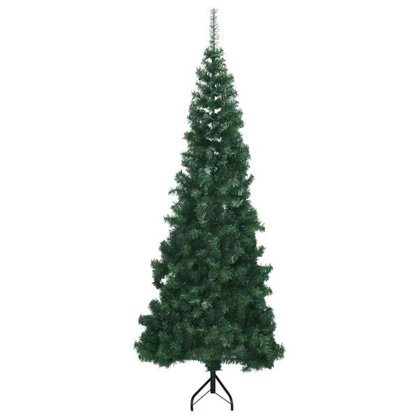 vidaXL Hj&oslash;rne Kunstig Jul Tre med 300 LED gr&oslash;nn 180 cm PVC og metall