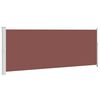 vidaXL Uttrekkbar sidemarkise 180x500 cm brun