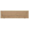 vidaXL Vegghyller 2 stk 60x15x4 cm heltre teak