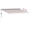 vidaXL Automatisk uttrekkbar markise brun 350x250 cm