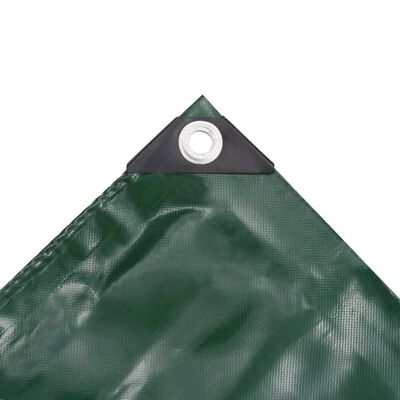 vidaXL Presenning 650 g/m² 3,5x5 m grønn
