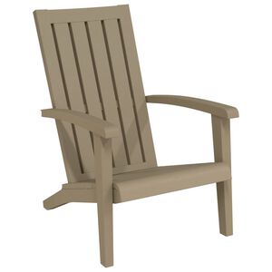 vidaXL Adirondack hagestol brun polypropylen