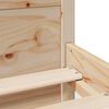 vidaXL Sengeramme uten madrass 75x190 cm heltre furu
