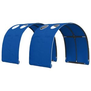 vidaXL Seng Tunnell 2 stk. Bl&aring; Polyester