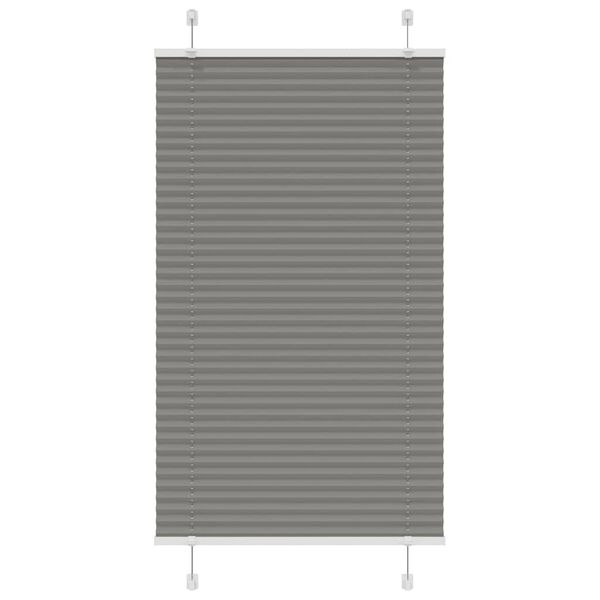vidaXL pliss&eacute;gardin antrasitt 80x150 cm Stoff Bredde 79,4 cm Polyester