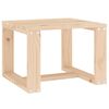 vidaXL Hagebord 40x38x28,5 cm heltre furu