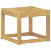 vidaXL Utend&oslash;rs Krakk Benk Solid akasietre Hvit 43 x 43 x 37 cm