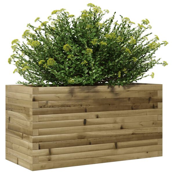 vidaXL Plantekasse 90x40x45,5 cm impregnert furu