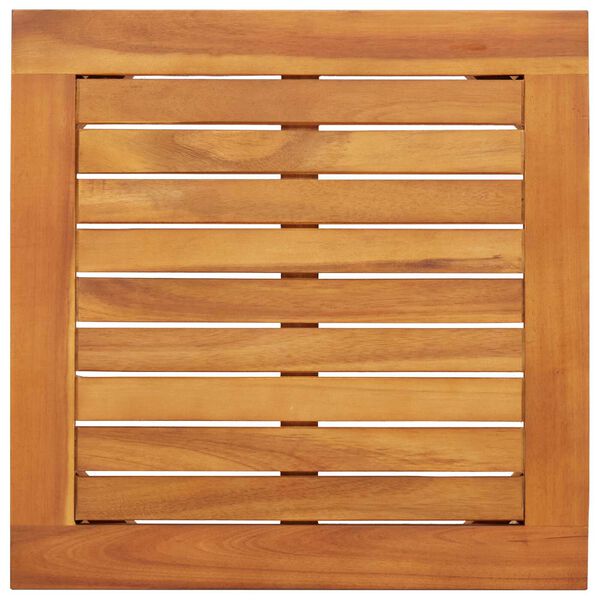 vidaXL Hagesofa Set med pute 3 pcs Brun Massivt akasietre