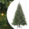 vidaXL Kunstig juletre med 300 LED med stativ gr&oslash;nn 180 cm PE og PVC