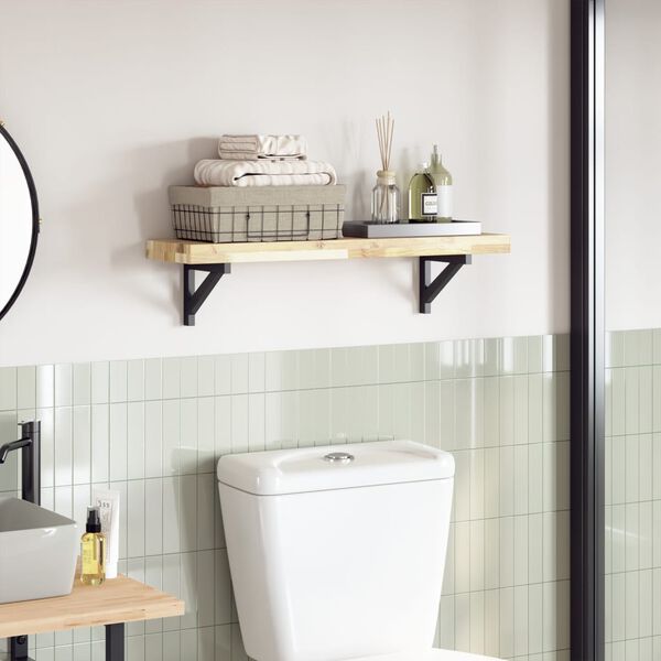 vidaXL Bordplate 80x20x4 cm rektangul&aelig;r heltre akasie