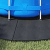 vidaXL Bunnark til basseng Svart Ø 458 cm Polyester geotekstil