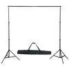 vidaXL Fotostudiosett med lyssett og bakgrunn