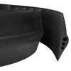 vidaXL Garasje gulvforsegling Svart 75 x 12 mm 4,5 m EPDM-gummi