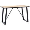 vidaXL Spisebord eik 120x60x75 cm MDF