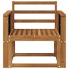 vidaXL Utesofa Solid akasietre Naturlig