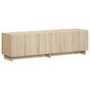 vidaXL TV-benk 140 x 34,5 x 40 cm Sonoma eik Konstruert tre