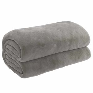 vidaXL Vektdyne med trekk gr&aring; 120x180 cm 9 kg stoff