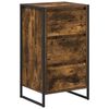 vidaXL Serviesskap R&oslash;kt Eik 43 x 36 x 75,5 cm Konstruert tre