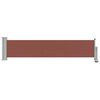 vidaXL Uttrekkbar sidemarkise 60x300 cm brun