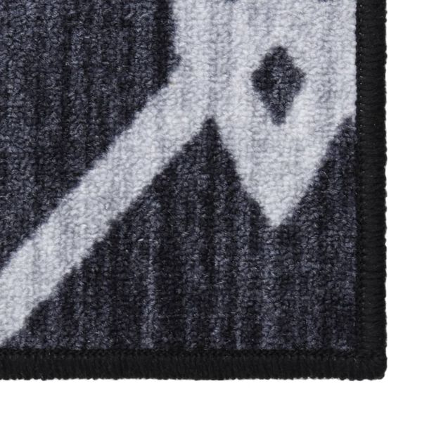 vidaXL Teppel&oslash;per svart 80x200 cm