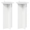 vidaXL Planteholder 2 stk. H&oslash;gglans hvit 29,5 x 29,5 x 60 cm