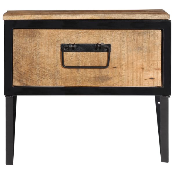 vidaXL Nattbord 40x35x40 cm heltre mango