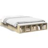 vidaXL Sengeramme sonoma eik 160x200 cm konstruert tre