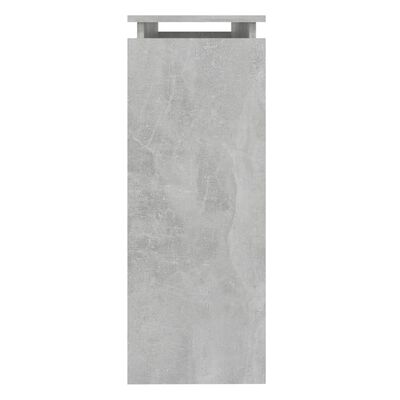 vidaXL Konsollbord betonggrå 102x30x80 cm sponplate