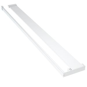 vidaXL Dusjhylle for dusjvegg krom 80 cm aluminium