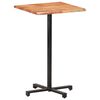 vidaXL Barbord med naturlige kanter 60x60x110 cm heltre akasie
