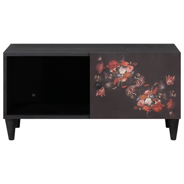 vidaXL Kaffebord Flerfarget 80 x 50 x 40 cm Massiv mango tre