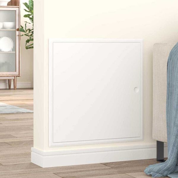 vidaXL Tilgangspanel Hvit 63 x 33 x 3 cm St&aring;l