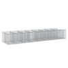 vidaXL Gabion hevet seng 3 stk. 400 x 100 x 60 cm Galvanisert st&aring;l