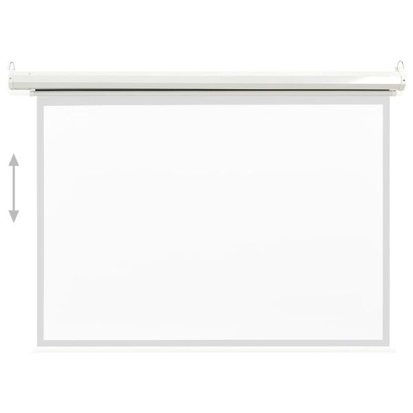 vidaXL Elektrisk projeksjonsskjerm med fjernkontroll 59" 1:1