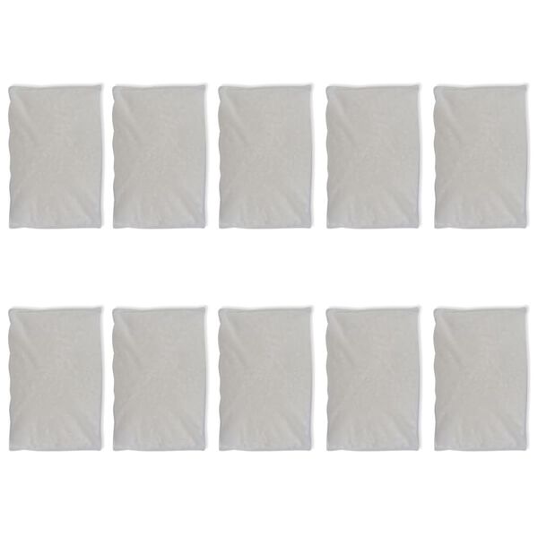 vidaXL Kalsiumklorid p&aring;fyllingsposer for t&oslash;rkemiddel 10 stk 10 kg