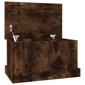 vidaXL Oppbevaringsboks r&oslash;kt eik 50x30x28 cm konstruert tre
