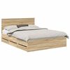 vidaXL Sengestamme med skuff Sonoma eik 150 x 200 cm Ingeni&oslash;rtre