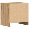 vidaXL Nattbordskap 2 pcs Artisan Eik 45 x 34 x 44,5 cm Konstruert tre