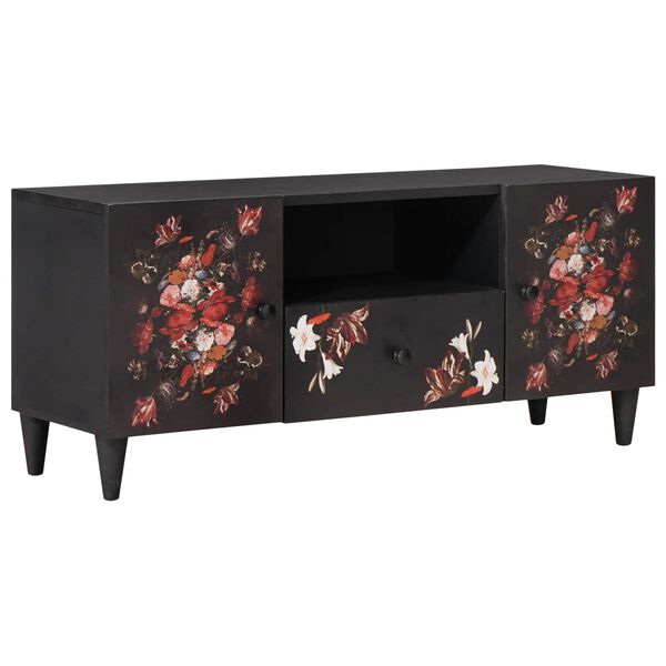 vidaXL Oppbevaringsskap Flerfarget 105 x 33,5 x 46 cm Massiv mango tre