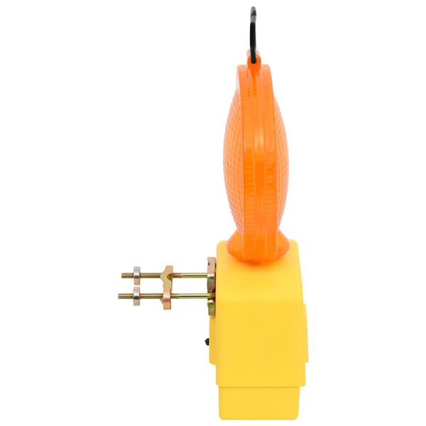 vidaXL Byggeplasslamper med batterier 10 stk 18x8x37 cm