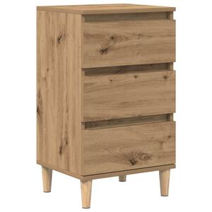 vidaXL Nattbordskap Artisan Eik 40 x 35 x 70 cm Konstruert tre