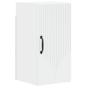 vidaXL Baderom veggskap HOORN Hvit 30 x 31 x 59 cm Konstruert tre