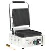 vidaXL Riflet paninigrill rustfritt st&aring;l 1800 W 31x30,5x20 cm
